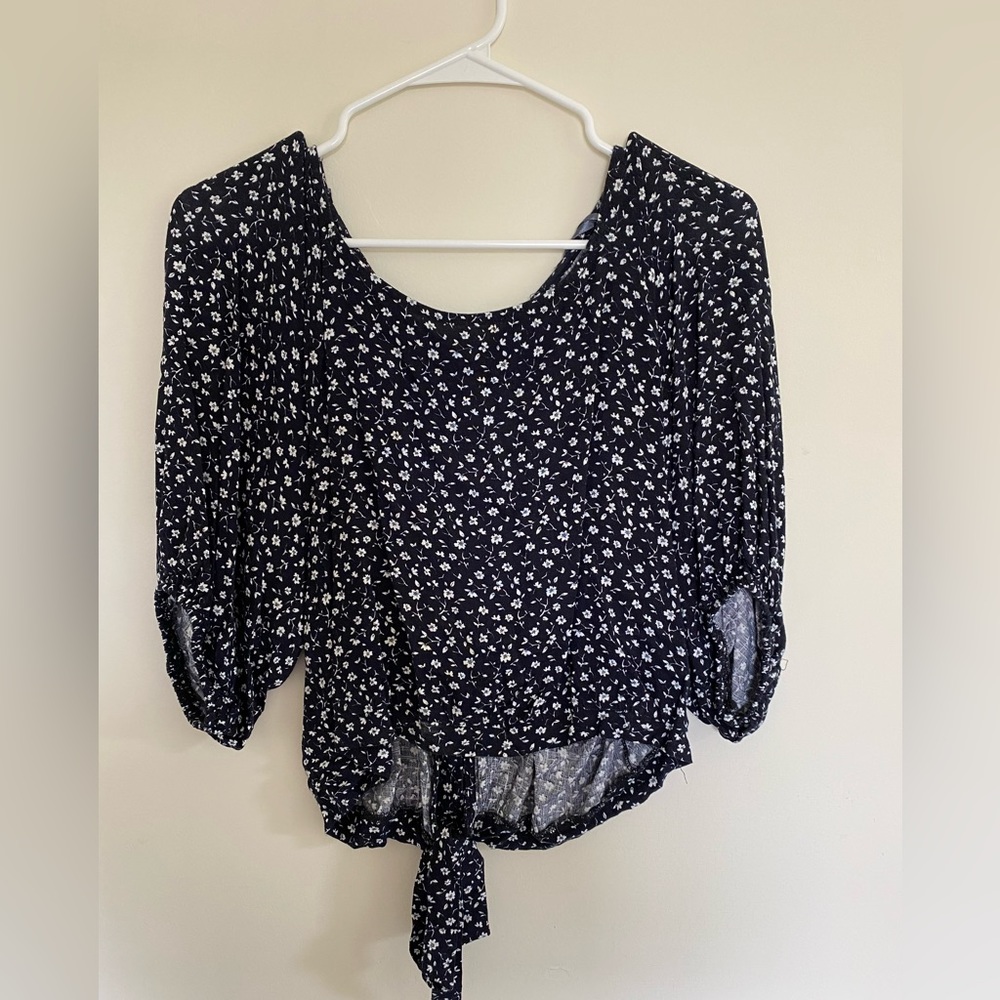 Flowy Floral Crop Top